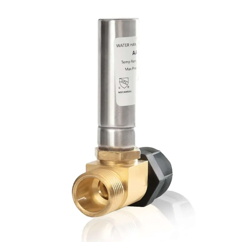 Water Hammer Arrestor Tee With 7/8-Inch Female Swivel Nut And 3/4-Inch Male Thread For Toilets 1