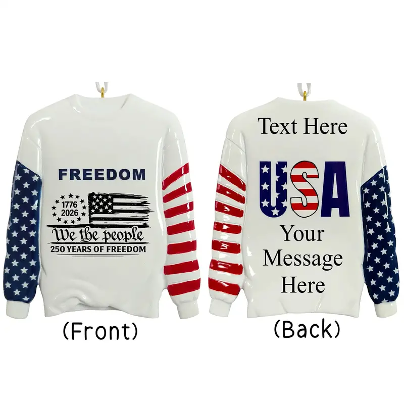 'We The People' Usa 250Th Anniversary Personalized Ornament 1