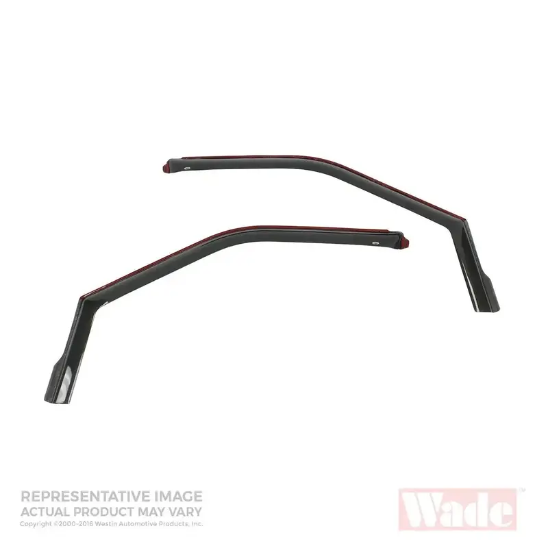 Westin Smoke In-Channel Front Wind Deflector Kit – 2-Piece 1
