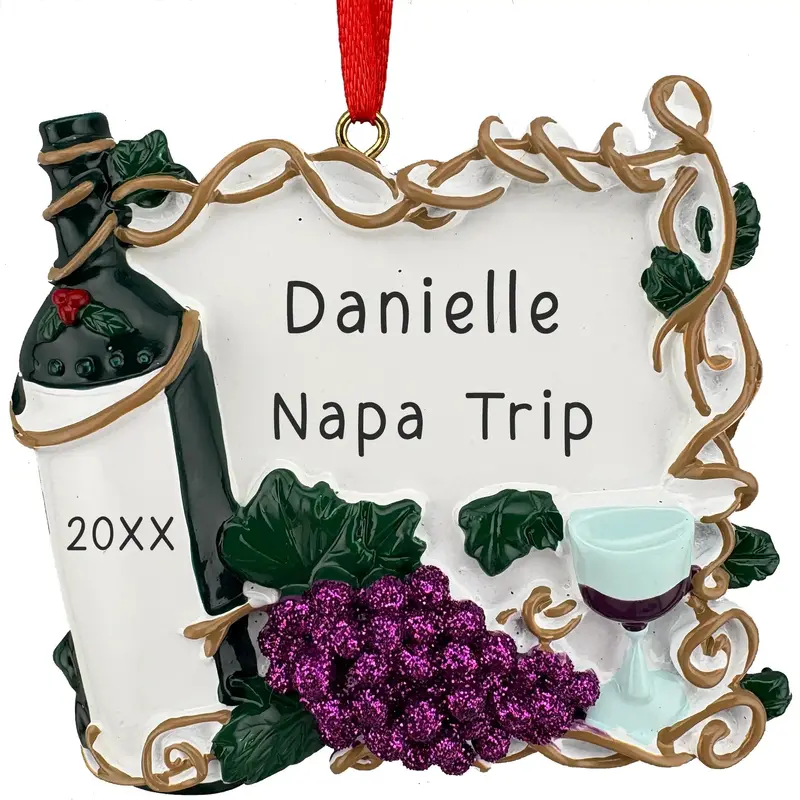 Wine Enthusiast Custom Holiday Ornament 1
