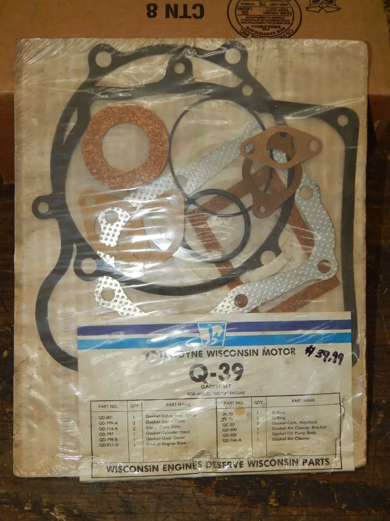 Wisconsin Hs-7D Engine Gasket Set – Q-39 Compatible 1