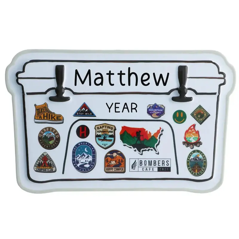 Yeti Cooler Personalized Christmas Ornament 1