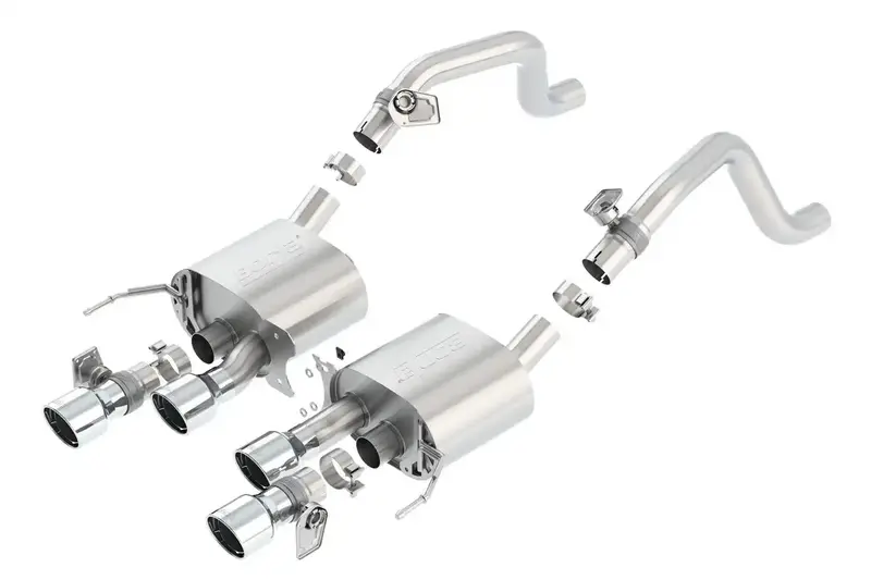 Borla S-Type Axle-Back Exhaust System – Performance Sound Tuning For Compatible Vehicles 1