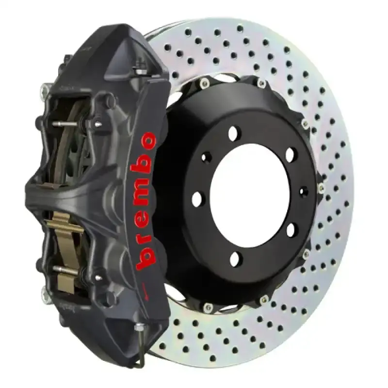 Brembo Gts Big Brake Kit – Front 6-Piston Calipers W/ Drilled 355X32Mm Rotors For C5 Corvette (1997–2004) 1