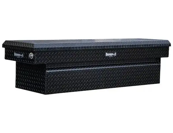 Buyers Products 1729410 Crossover Tool Box – Single-Lid Diamond Tread Design 1