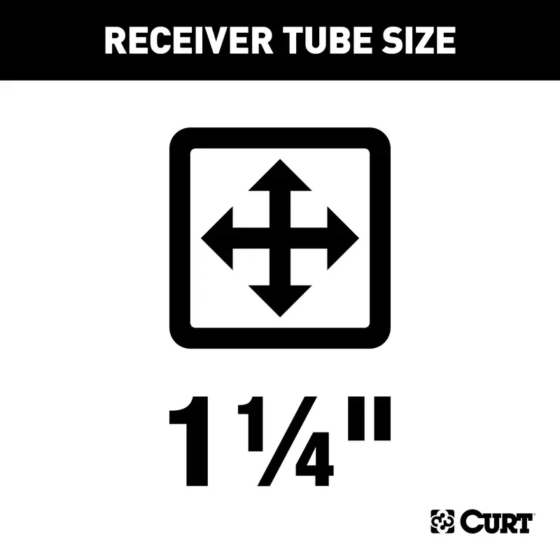 Curt Class 1 Trailer Hitch With 1-1/4-Inch Receiver For Compatible Saab 9-3 Models 1