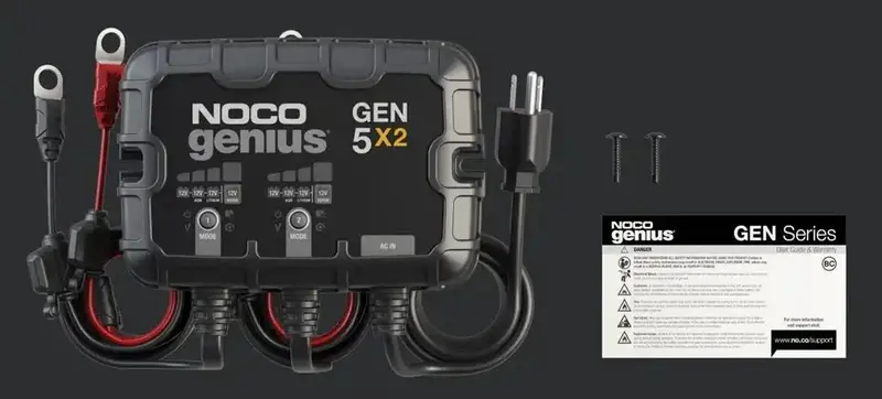 Dual-Bank 10-Amp Onboard Marine Battery Charger – Smart Charging For Trolling And House Batteries 1