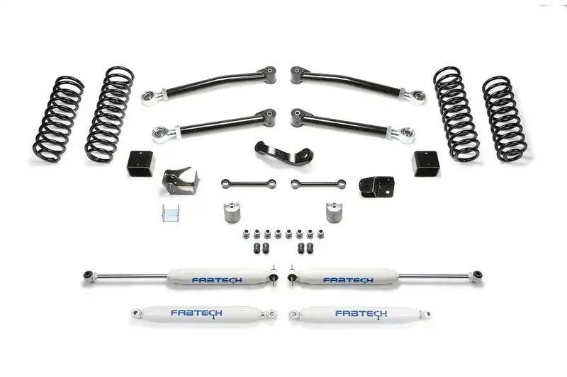 Fabtech 3-Inch Trail Lift Kit With Performance Shocks – K4089 For 2007–2018 Jeep Jk 2-Door 1