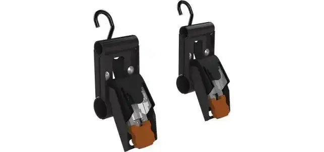 Heavy-Duty Retractable Ratchet Tie-Down Straps – Adjustable Securement System 1