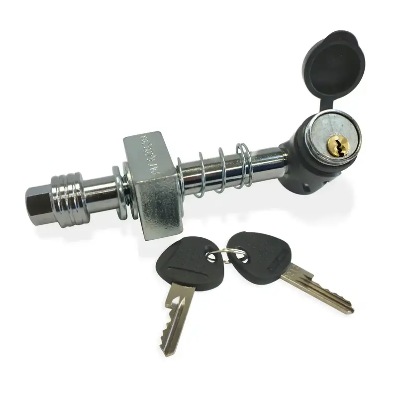 Lets Go Aero Silent Hitch Pin® – 5/8-Inch Press-On Anti-Rattle Locking Pin For Dual-Hitch Applications 1