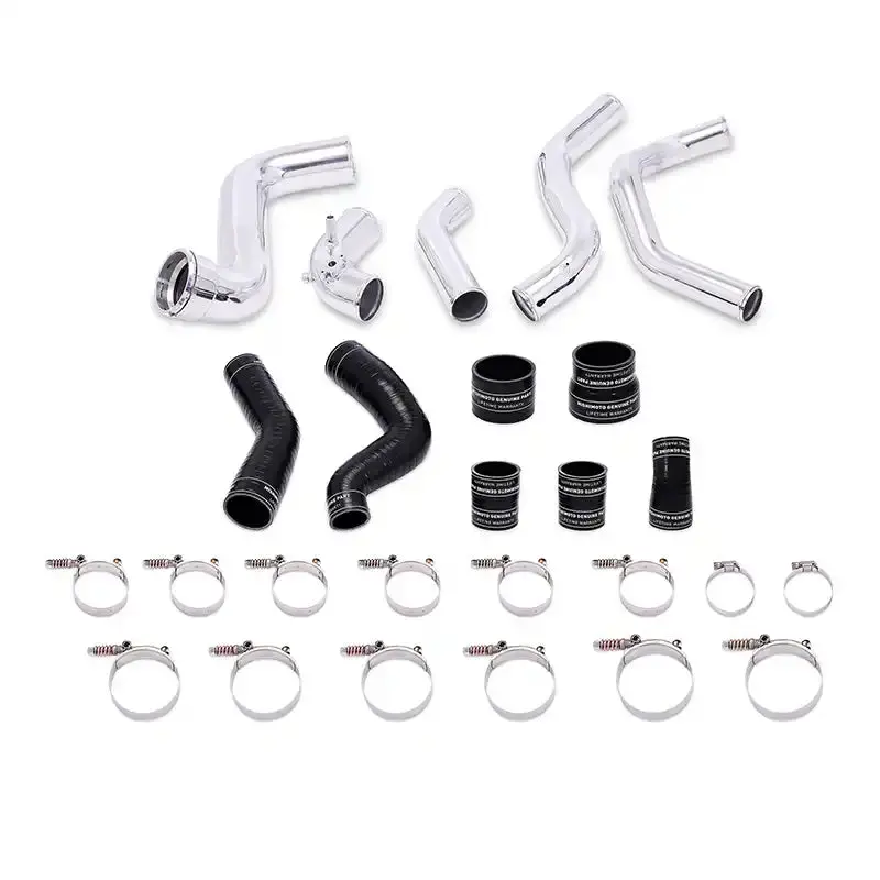 Mishimoto Ecoboost Intercooler Kit – Black Core With Polished Aluminum Pipes, For 2011–2014 Ford F-150 1