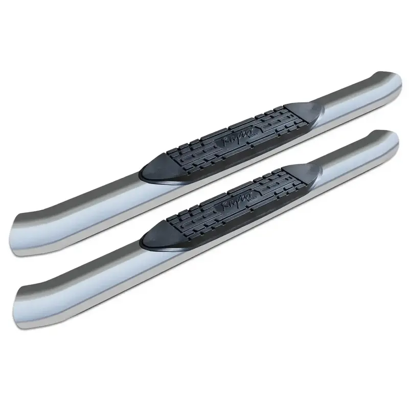 Raptor Series 1601-0324 Oe-Style Curved Oval Step Bars – Polished Stainless Steel, Fits 2007–2019 Chevy/Gmc Full-Size Trucks 1