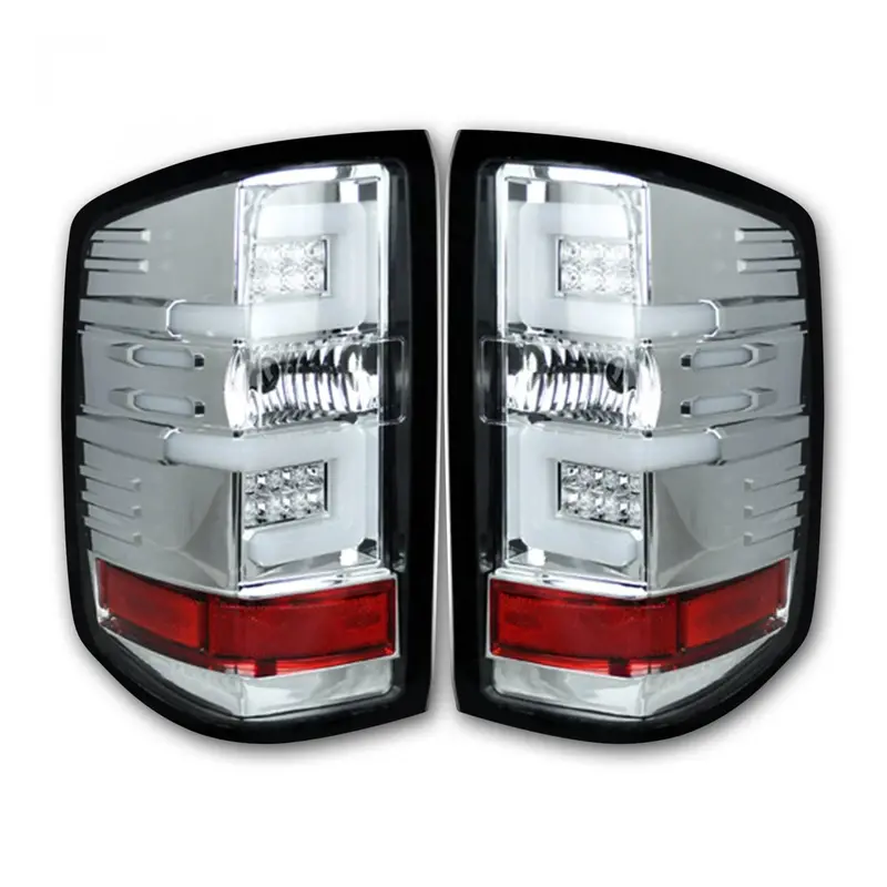 Recon 264297Cl Led Tail Light Assembly – Compatible With 2016–2018 Chevy Silverado 1500 & 2016–2019 Hd Models 1