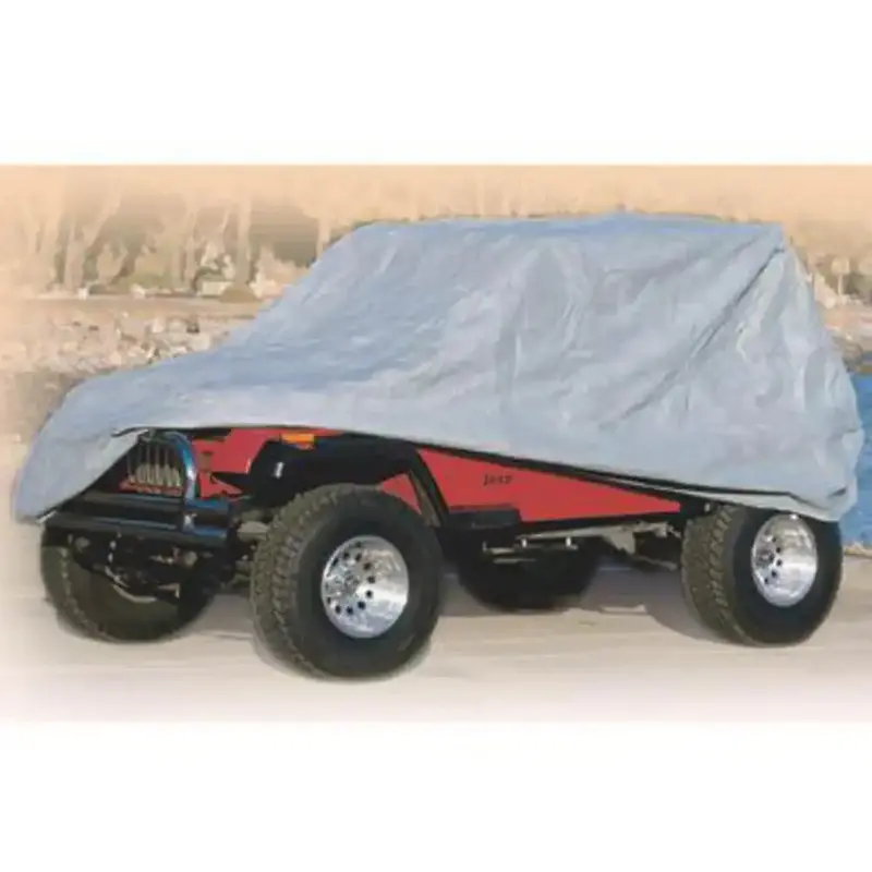 Smittybilt Jl Full-Size Soft Top Cover – Gray With Lock & Cable, 2-Door Fitment (Model 840) 1