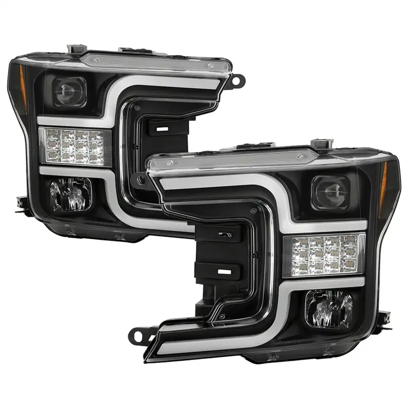 Spyder Auto 5086648 Signature Projector Headlights – Sleek Black Housing Design 1