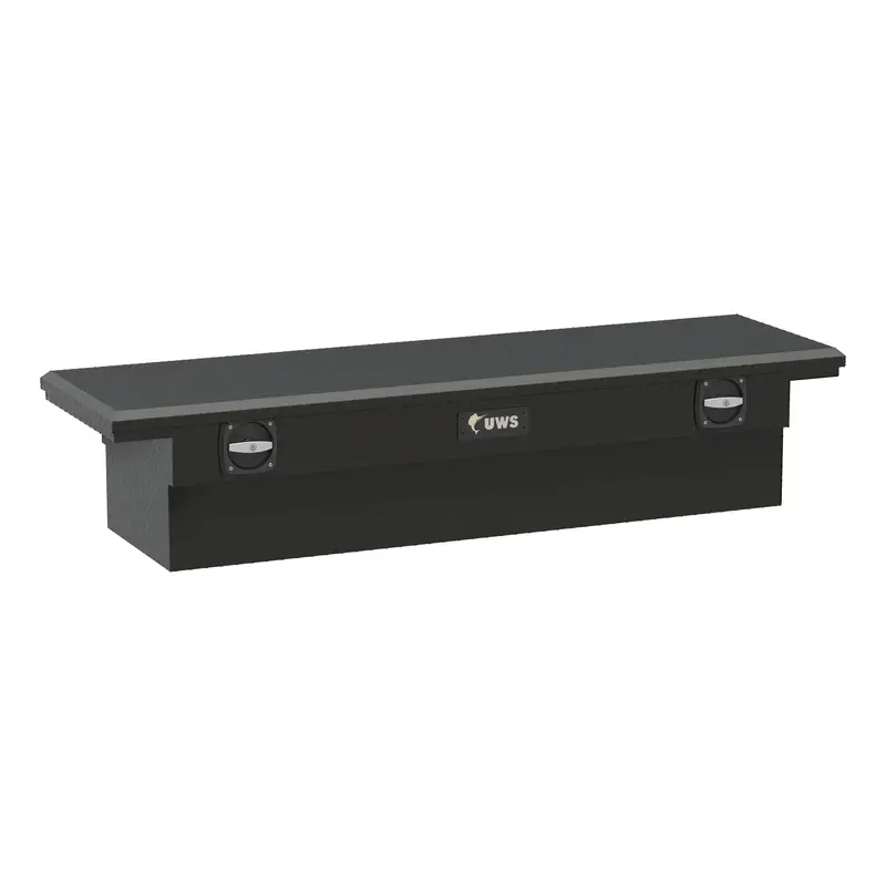 Uws Low-Profile Secure Lock Truck Toolbox – Matte Black, 69-Inch, Ltl Shipping Only 1