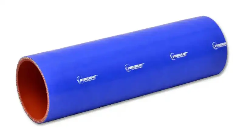Vibrant 4-Ply Blue Silicone Straight Hose Coupler – 3" Id × 12" Length 1