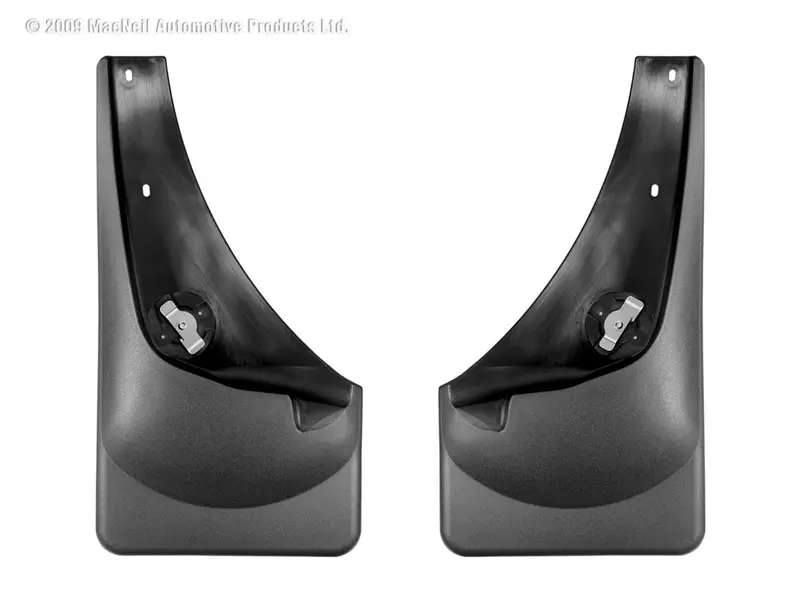 Weathertech 110001 No-Drill Mud Flaps – Digitalfit® Black Design 1