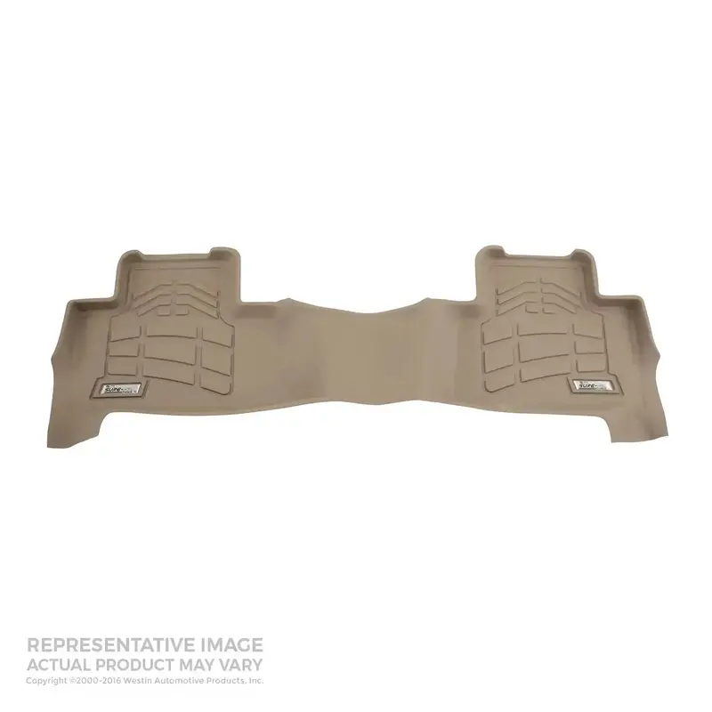 Westin Sure-Fit Floor Liner – Tan, Rear Only, Designed For Toyota Tundra Crewmax Cab 1